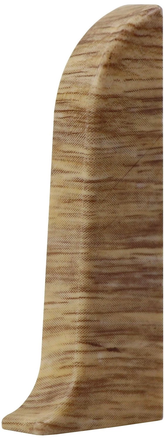 Заглушка напольного плинтуса WIMAR дуб пальмира 58 мм 2 шт