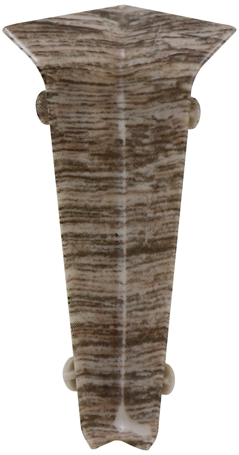 Внутренний угол напольного плинтуса ELSI дуб пикарди 70 мм 2 шт