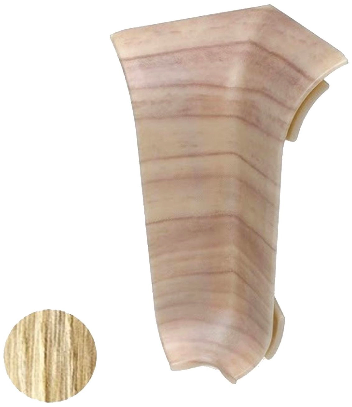 Наружный угол напольного плинтуса VOX Smart Flex дуб ливерпуль 55 мм 2 шт