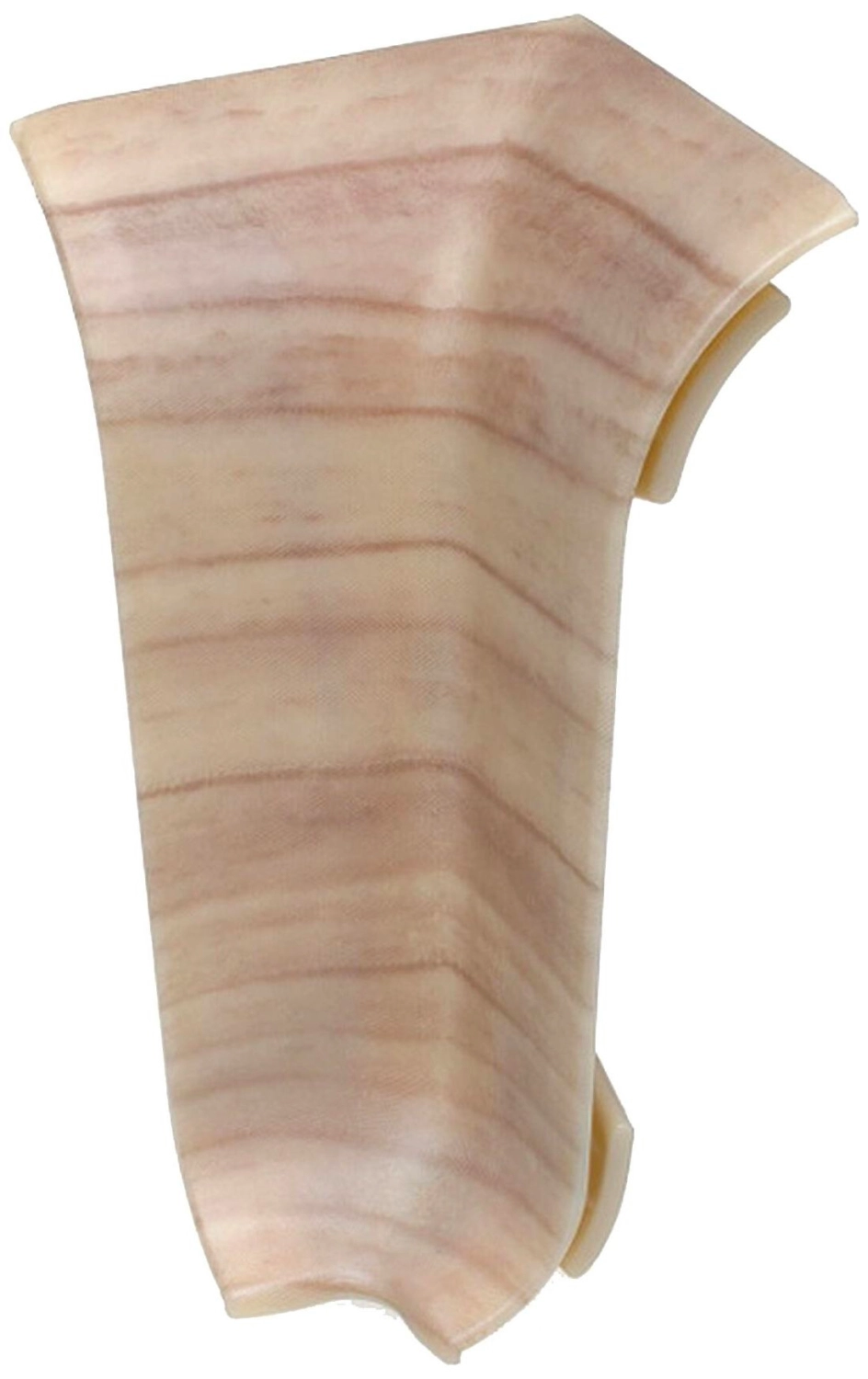 Внутренний угол напольного плинтуса VOX Smart Flex дуб молочный 55 мм 2 шт