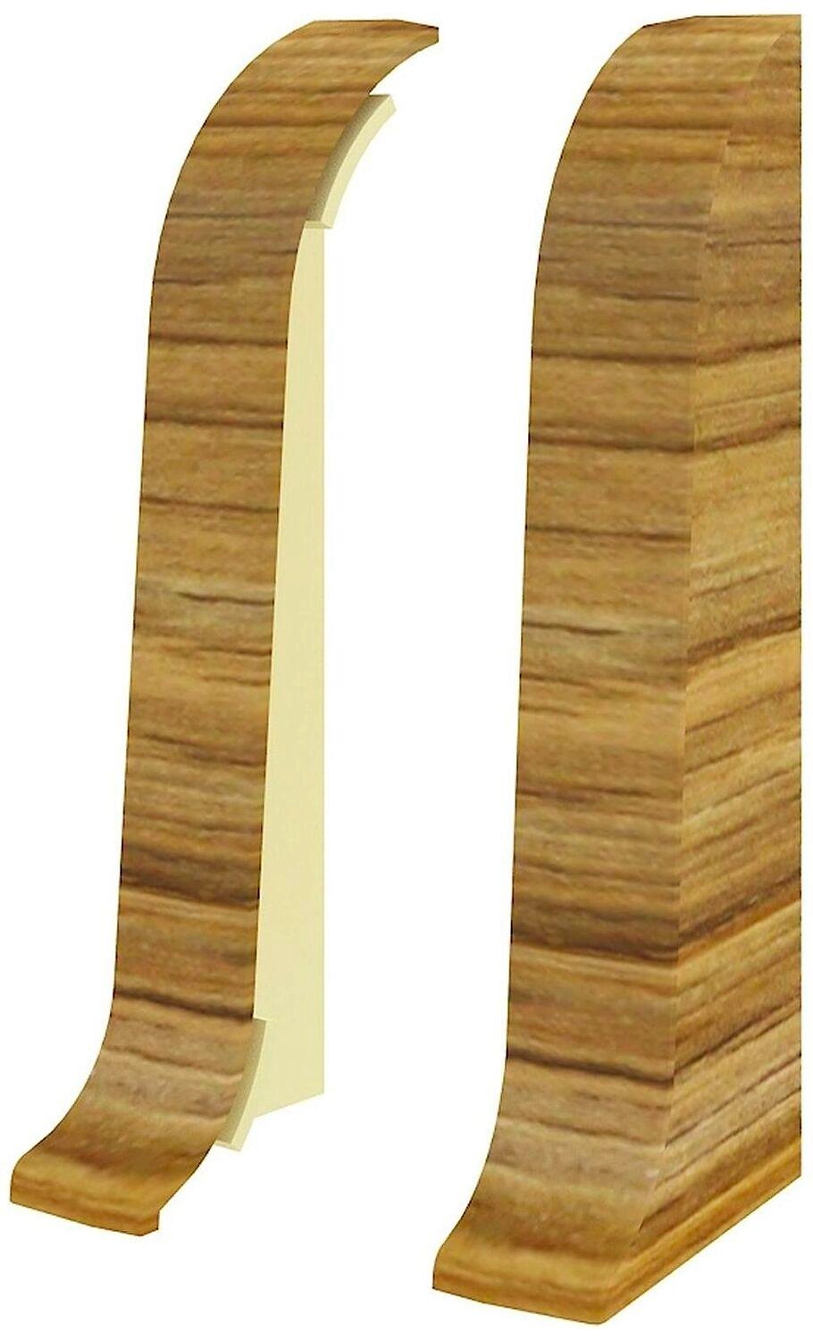 Заглушка напольного плинтуса VOX Magnum пиния благородная 65 мм 2 шт