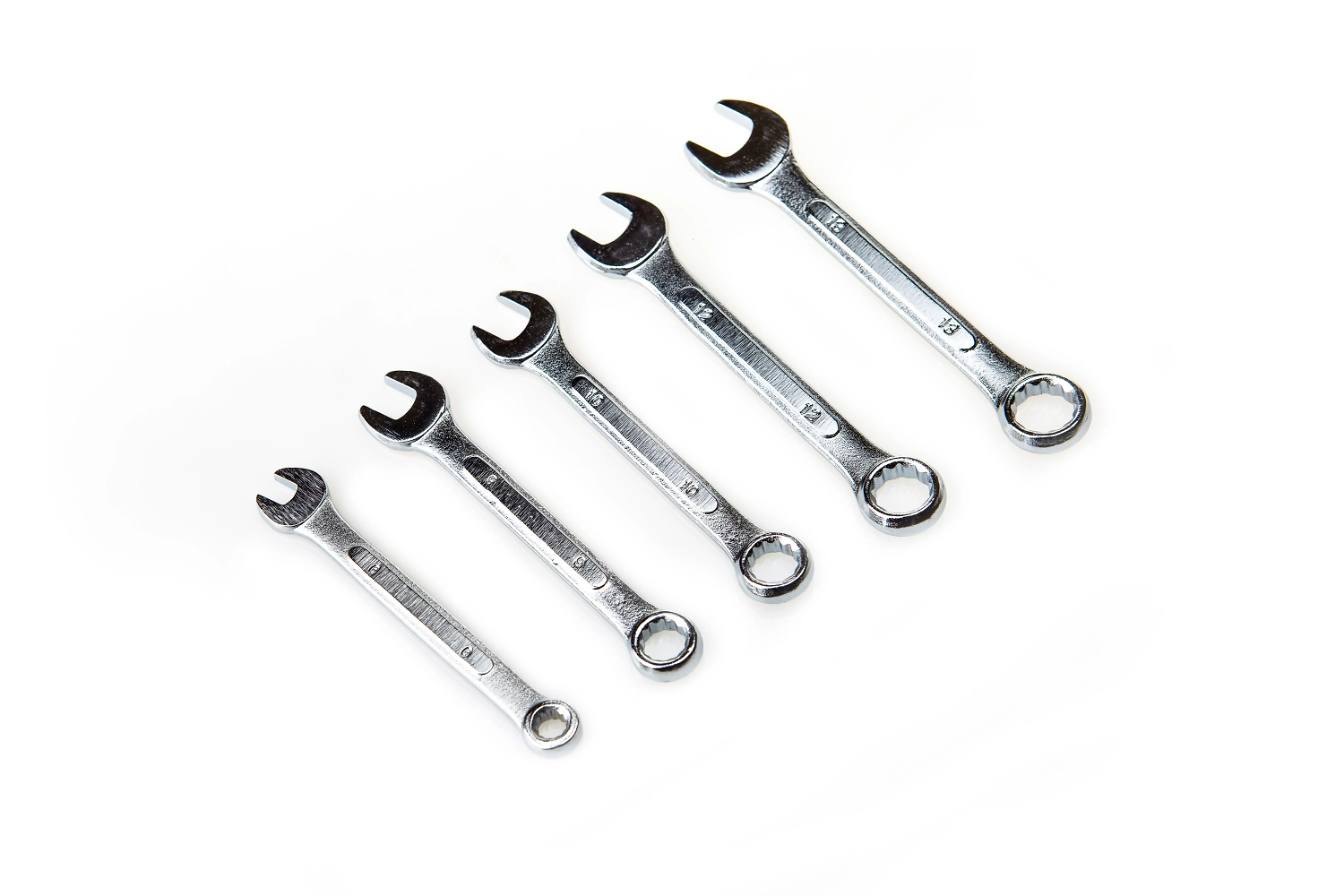 Набор комбинированных ключей 6, 9, 10, 12, 18 мм 5 шт