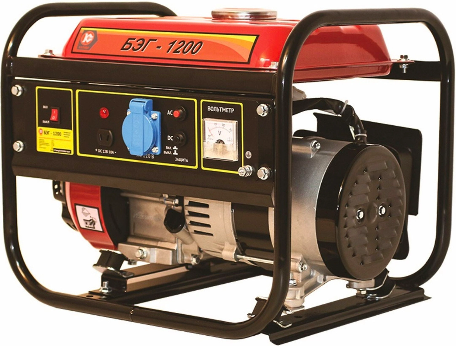 Бензиновый генератор КАЛИБР БЭГ-1200 220В 3,5 л.с. 5 л