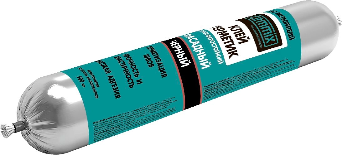 Герметик полиуретановый фасадный Cemmix черный 500 мл