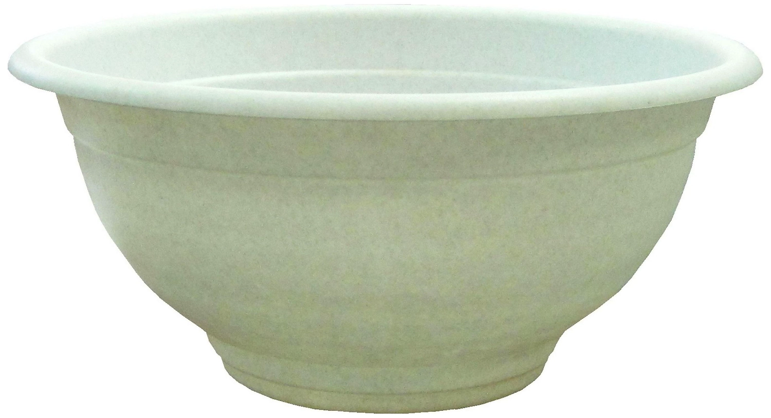 Кашпо IDEA Ламела d30 см полипропиленовое мраморное