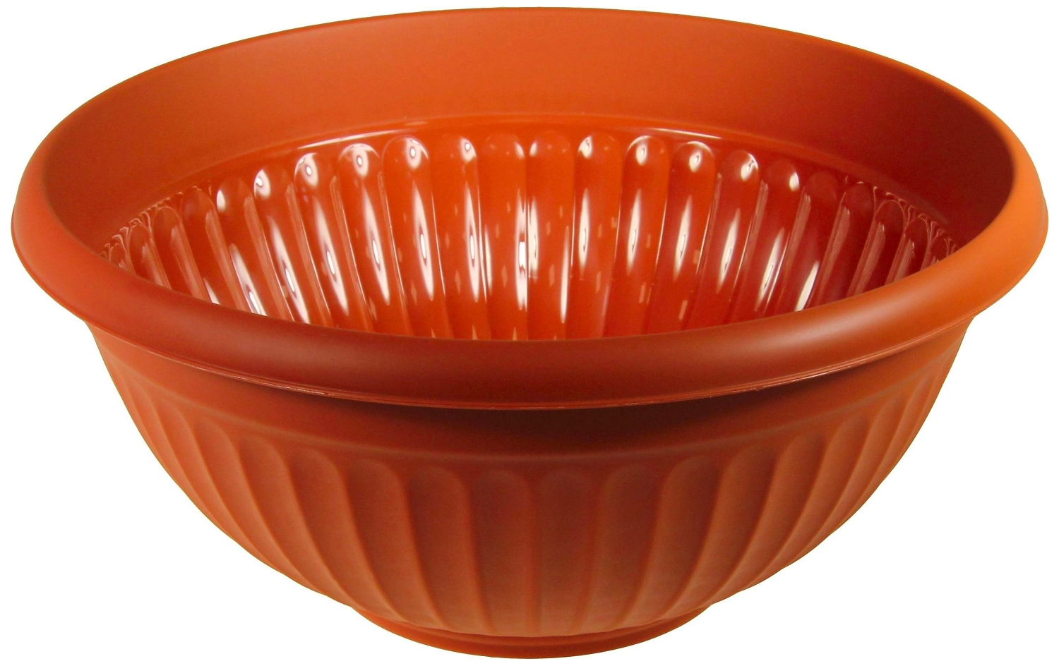 Кашпо IDEA Ливия d40 cм полипропиленовое терракотовое