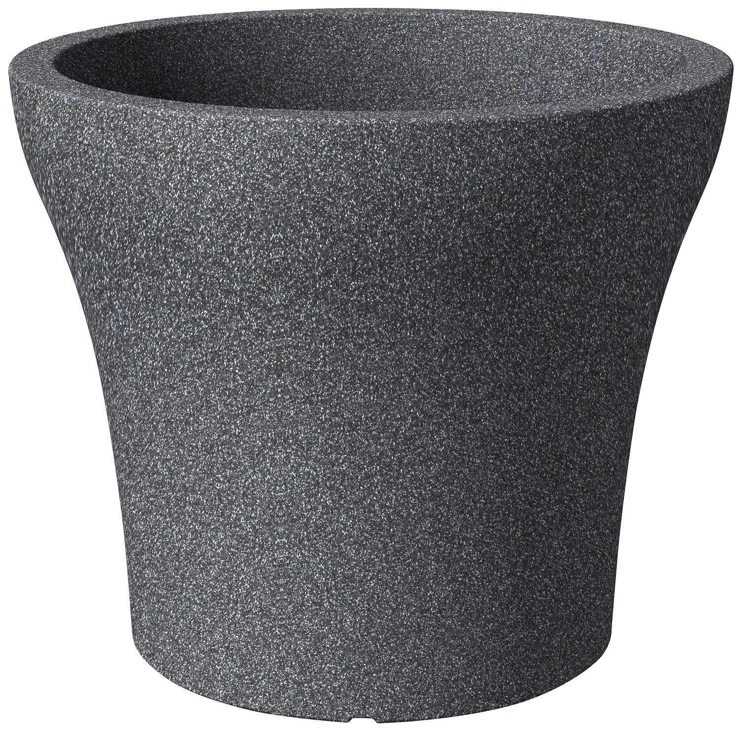 Горшок Scheurich No1 Stone d30 см полипропиленовый черный
