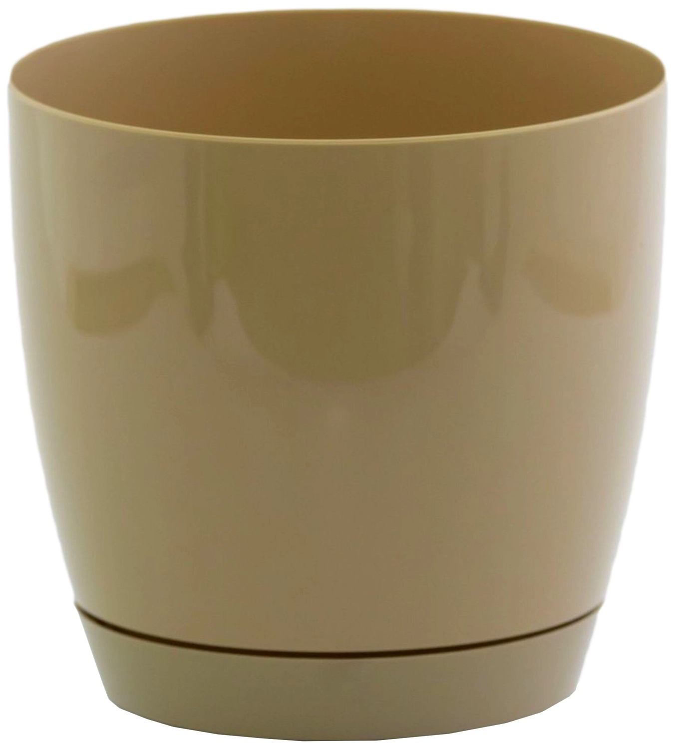 Горшок Form Plastic Toscana 0744-002 d19 см 4,4 л пластиковый кофейный