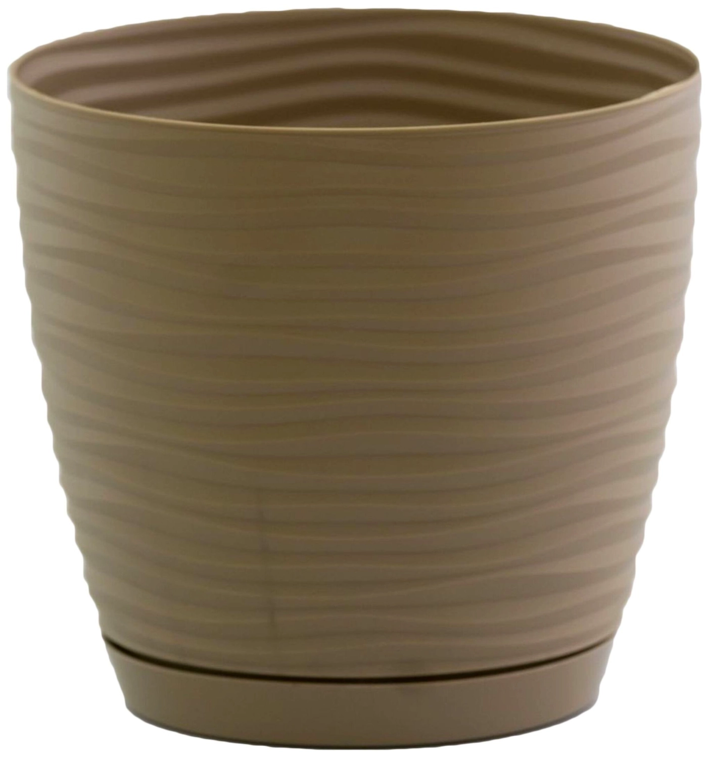 Горшок Form Plastic Sahara 3030-002 d16,7 см 2,4 л пластиковый кофейный