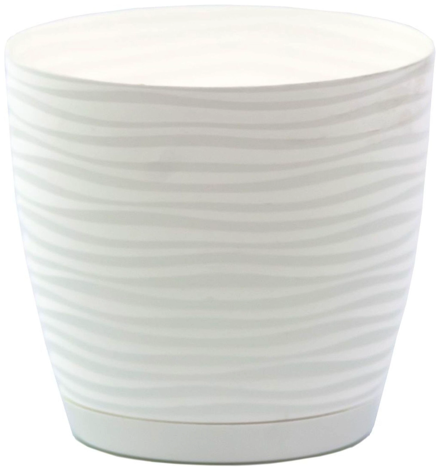 Горшок Form Plastic Sahara 3030-011 d16,7 см 2,4 л пластиковый белый