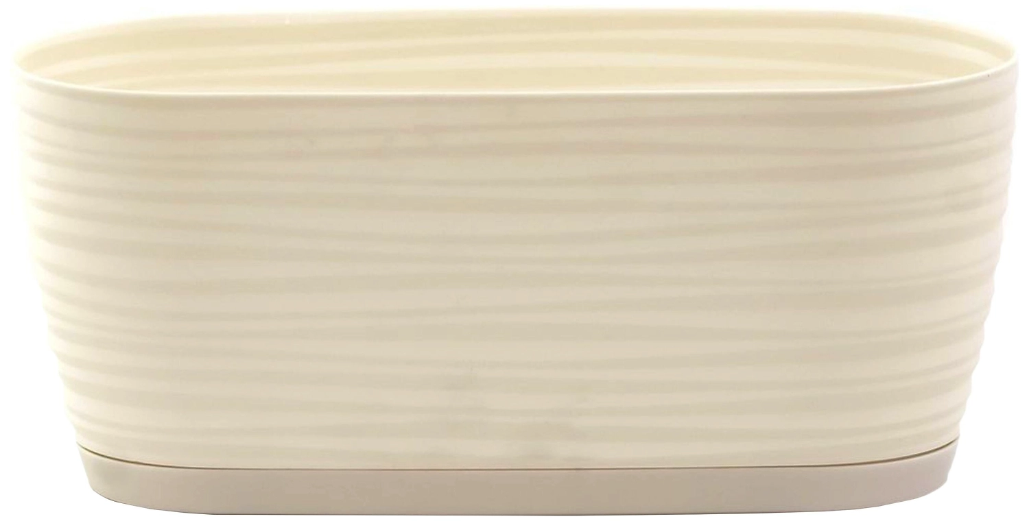 Горшок Form Plastic Sahara 12,75x26,8x11,85 см 2,65 л пластиковый кремовый 