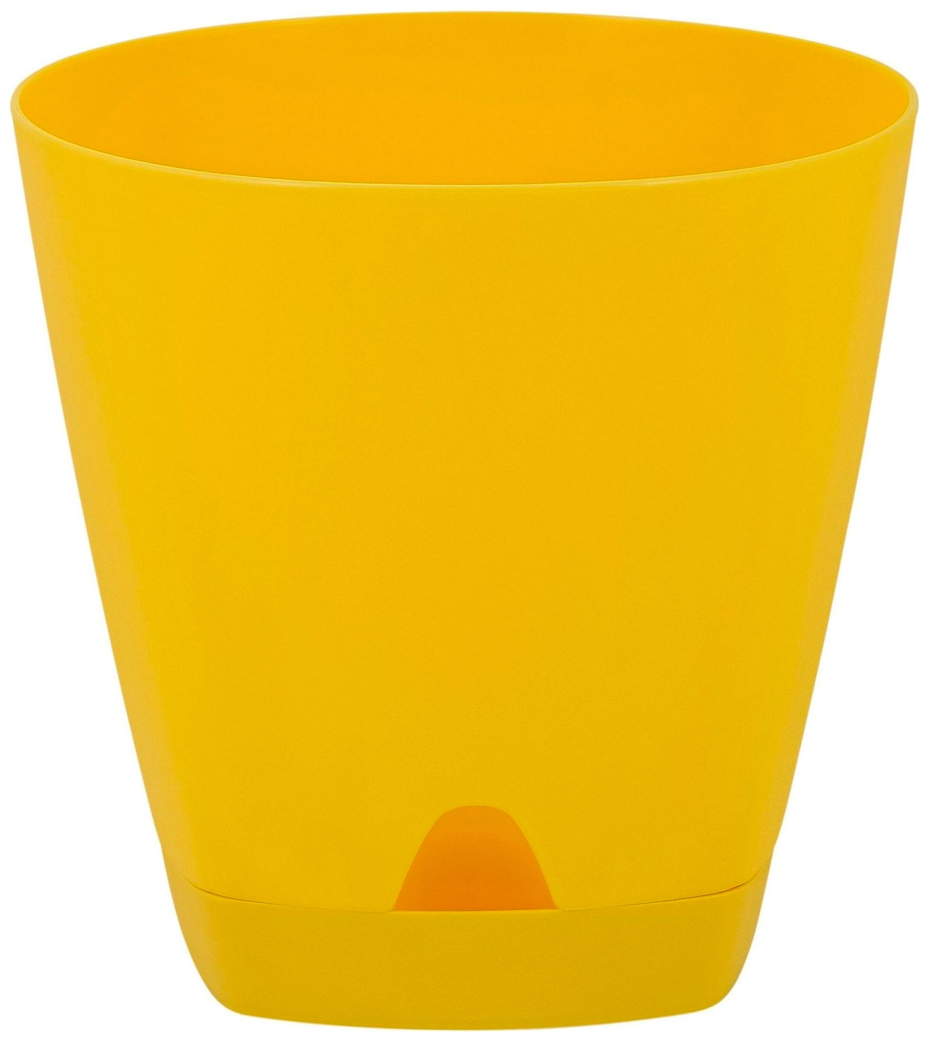 Горшок InGreen Amsterdam d17 см 2,5 л полипропиленовый спелая груша с поддоном