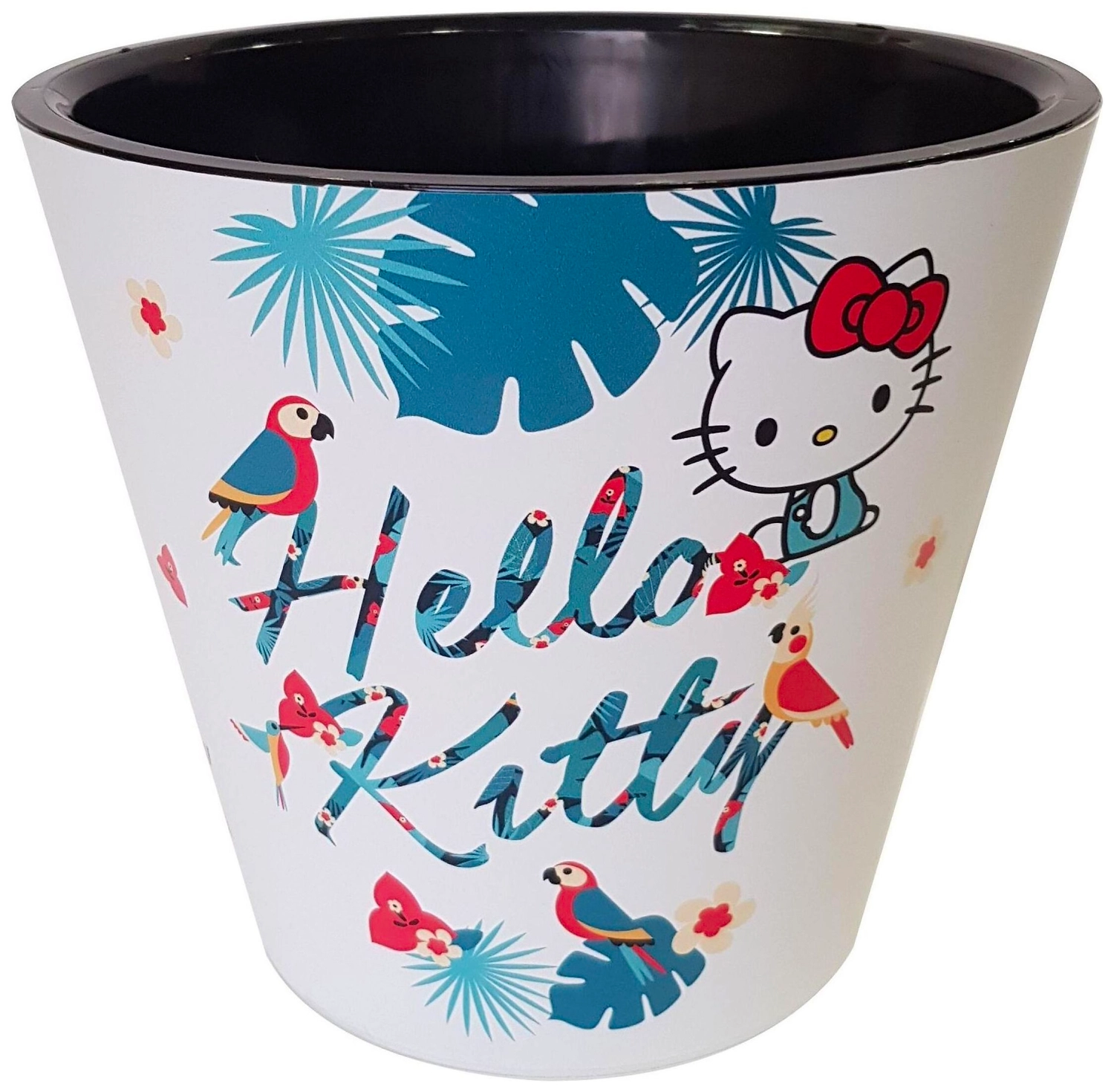 Горшок InGreen Hello Kitty ING1554ХКТР d20 см 4 л полипропиленовый белый