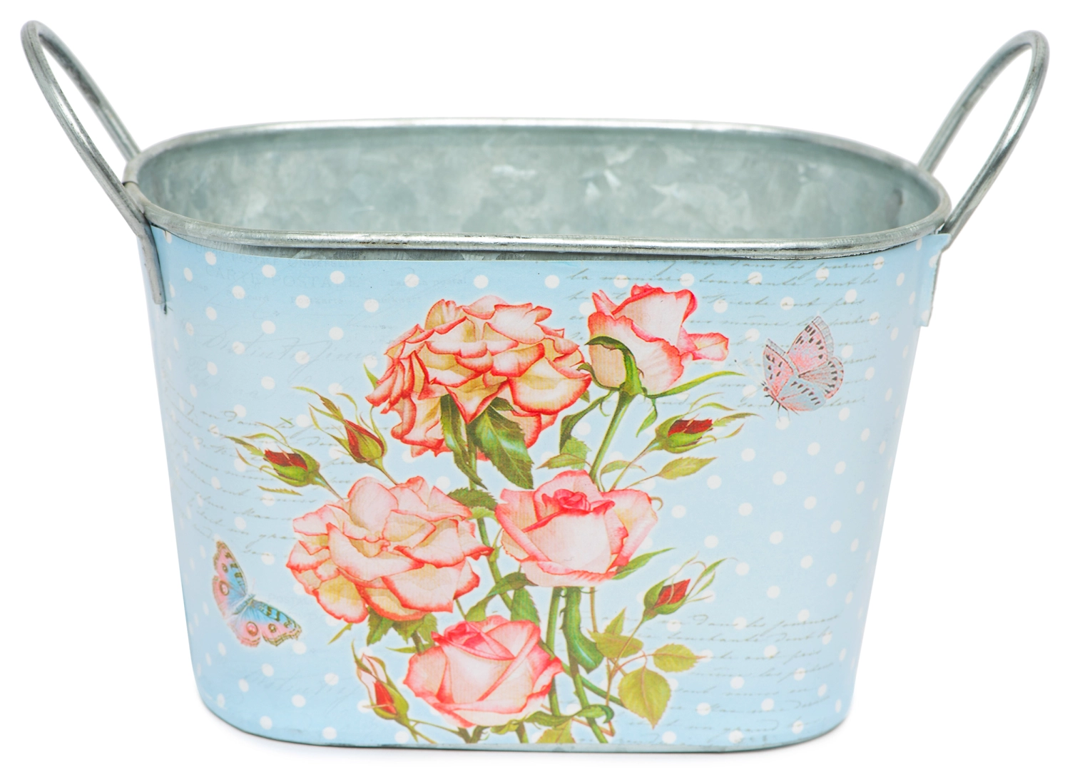 Кашпо Цветы d15 металл