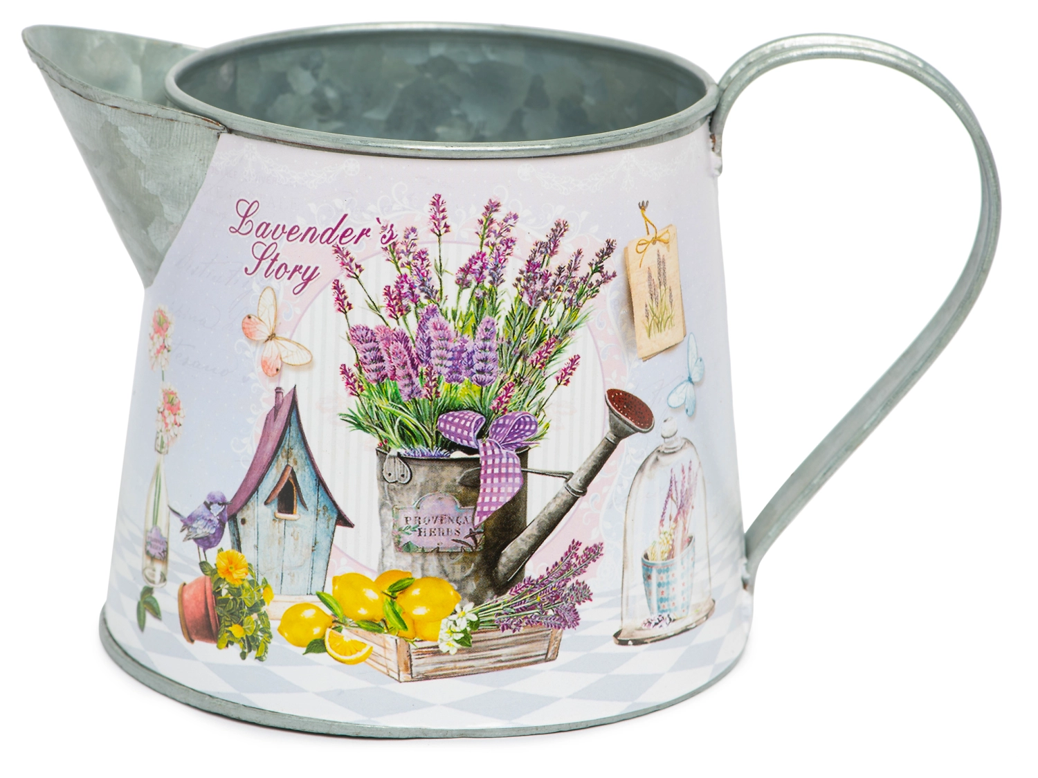 Кашпо Planet Garden Прованс d11 см металлическое фиолетовое