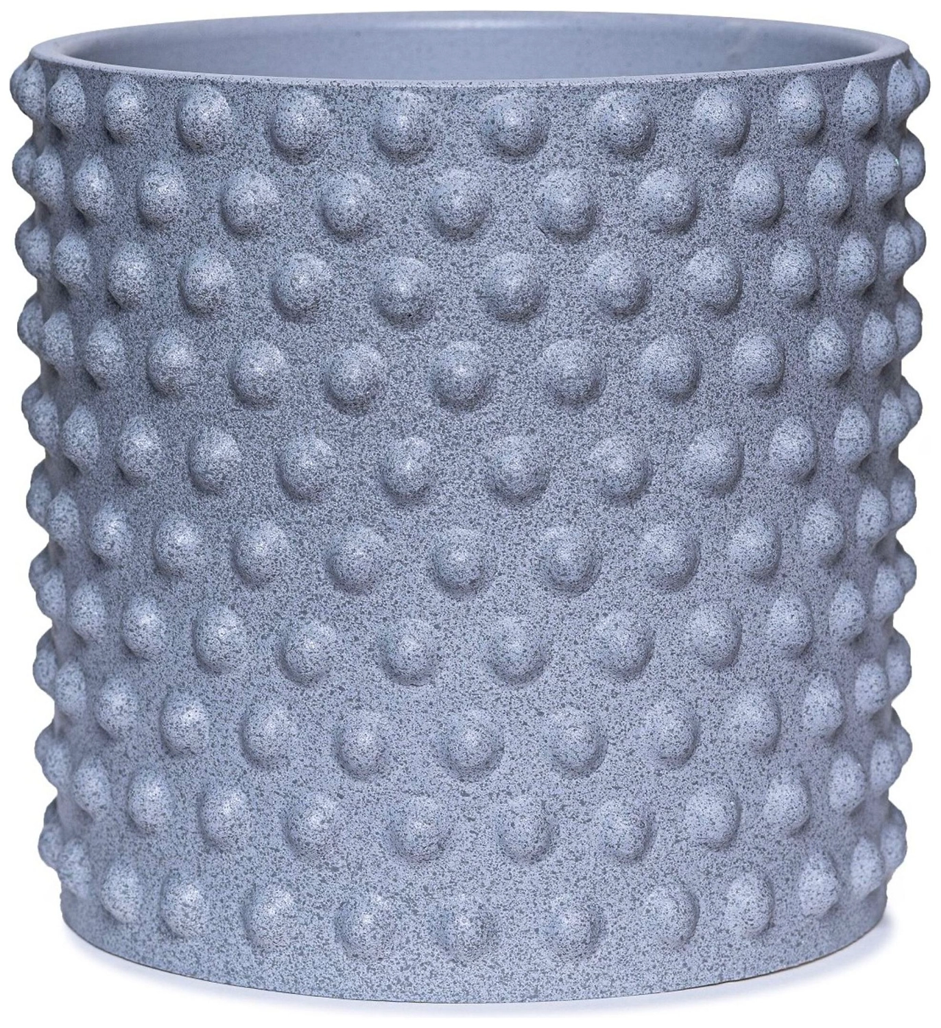 Кашпо Драже d15 см бетонное серое