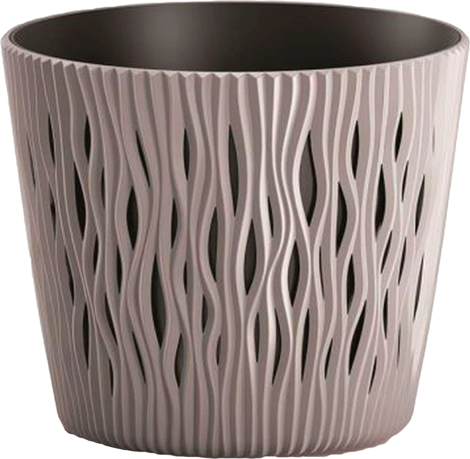 Кашпо Prosperplast Sandy Round мокко D26,2 7,9 л