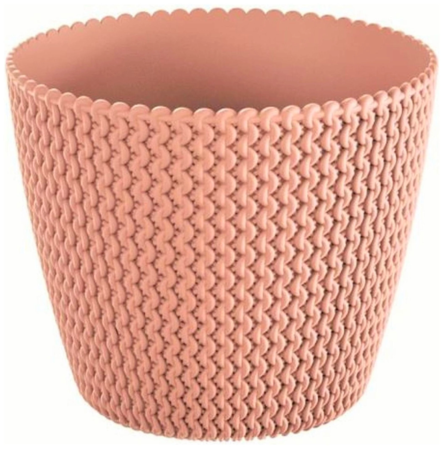 Кашпо Prosperplast Splofy d18,7 см 8,3 л пластик персиковое