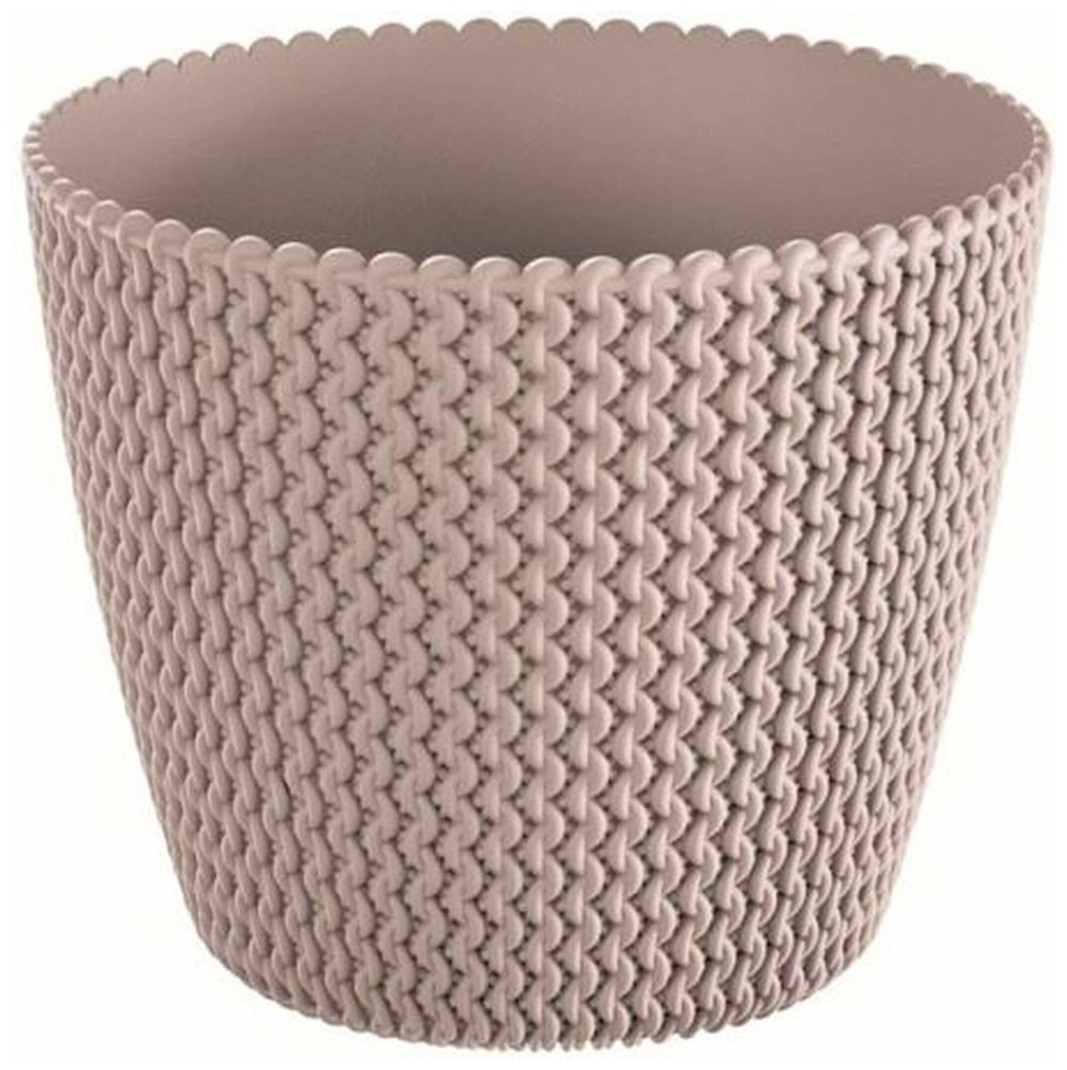 Кашпо Prosperplast Splofy d18,7 см 8,3 л пластик мокко