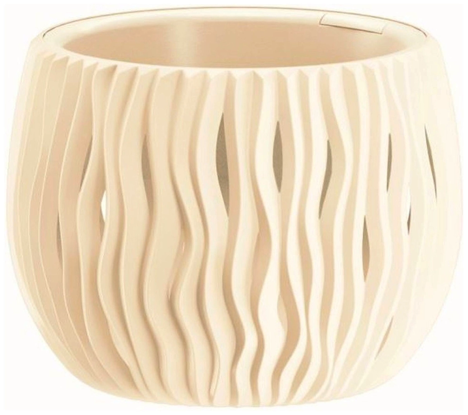 Кашпо Prosperplast Sandy Bowl d18 см 1,4 л пластик кремовое