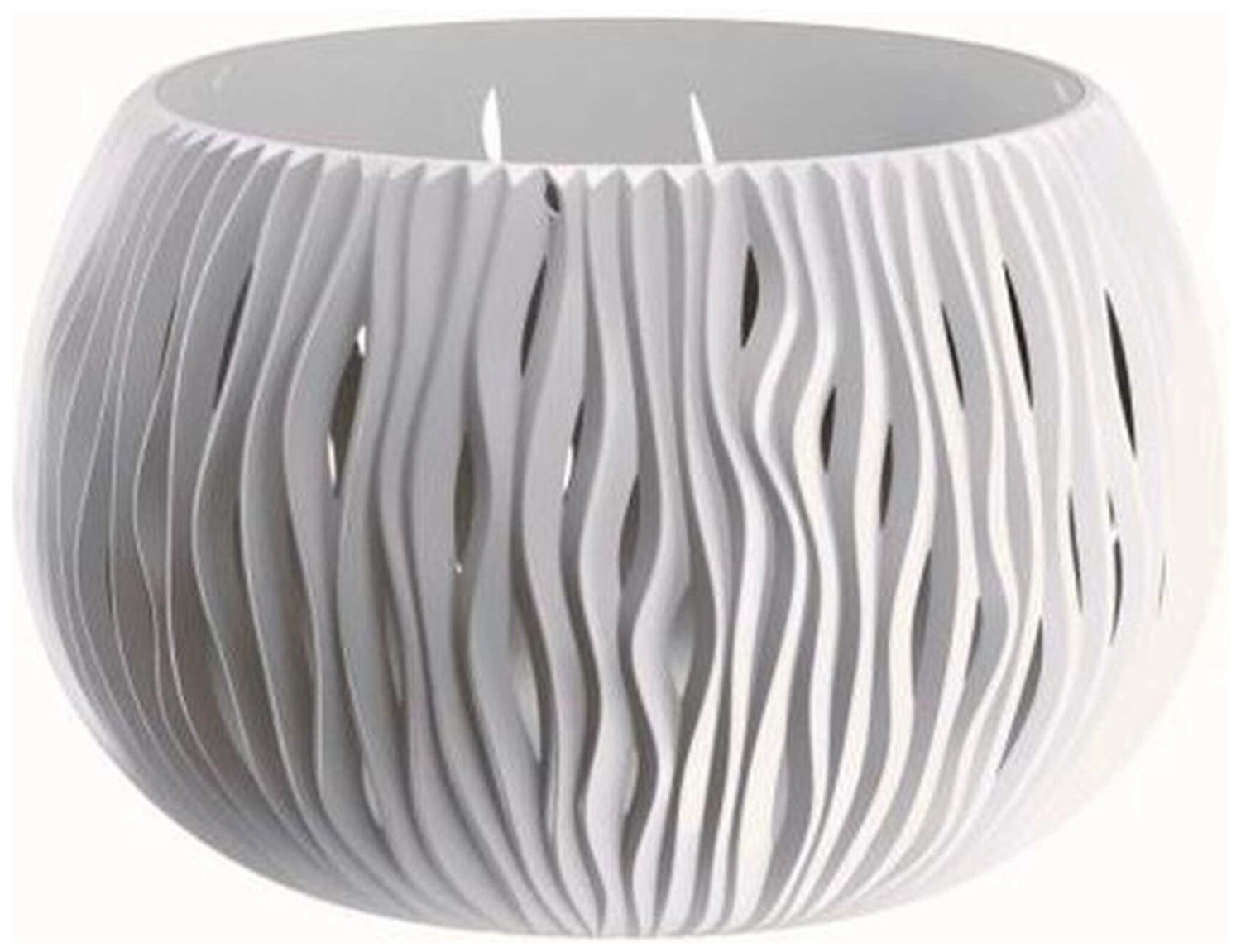 Кашпо Prosperplast Sandy Bowl d23,8 см 2,3 л пластик белое