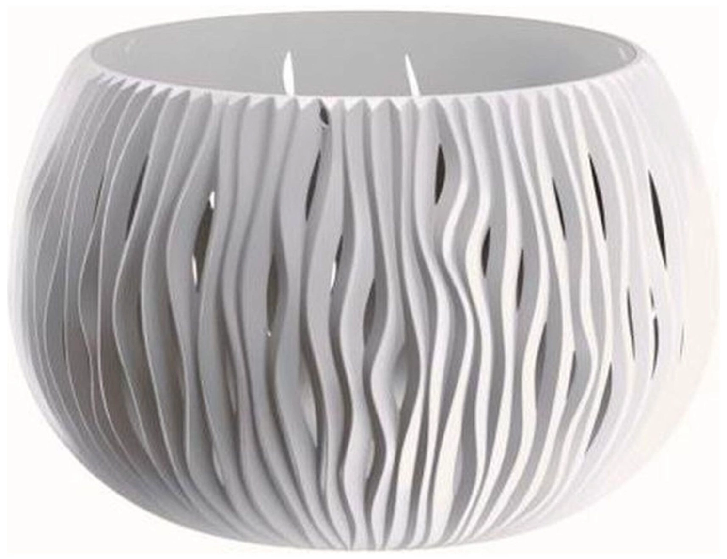 Кашпо Prosperplast Sandy Bowl d29 см 3,9 л пластик белое