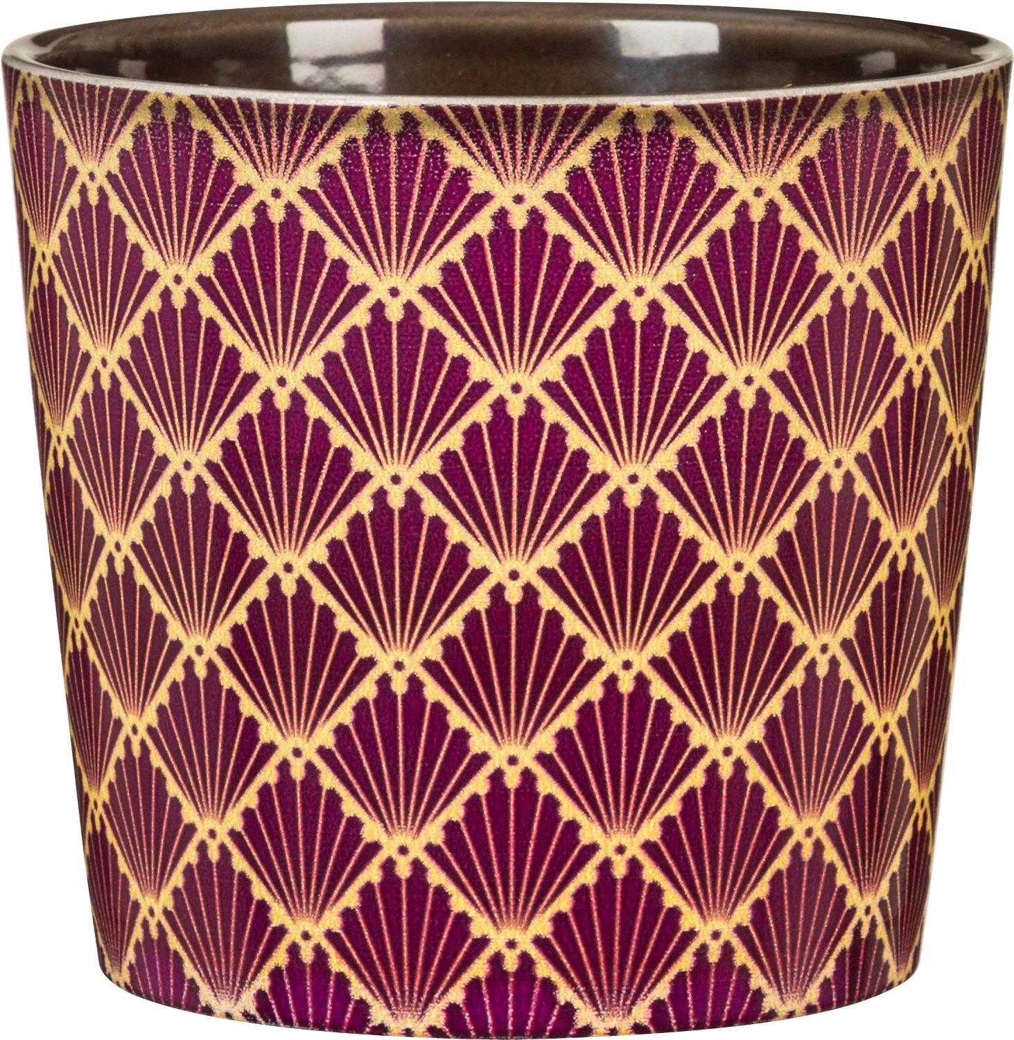 Кашпо керамическое Scheurich 870 декор Арт D11 