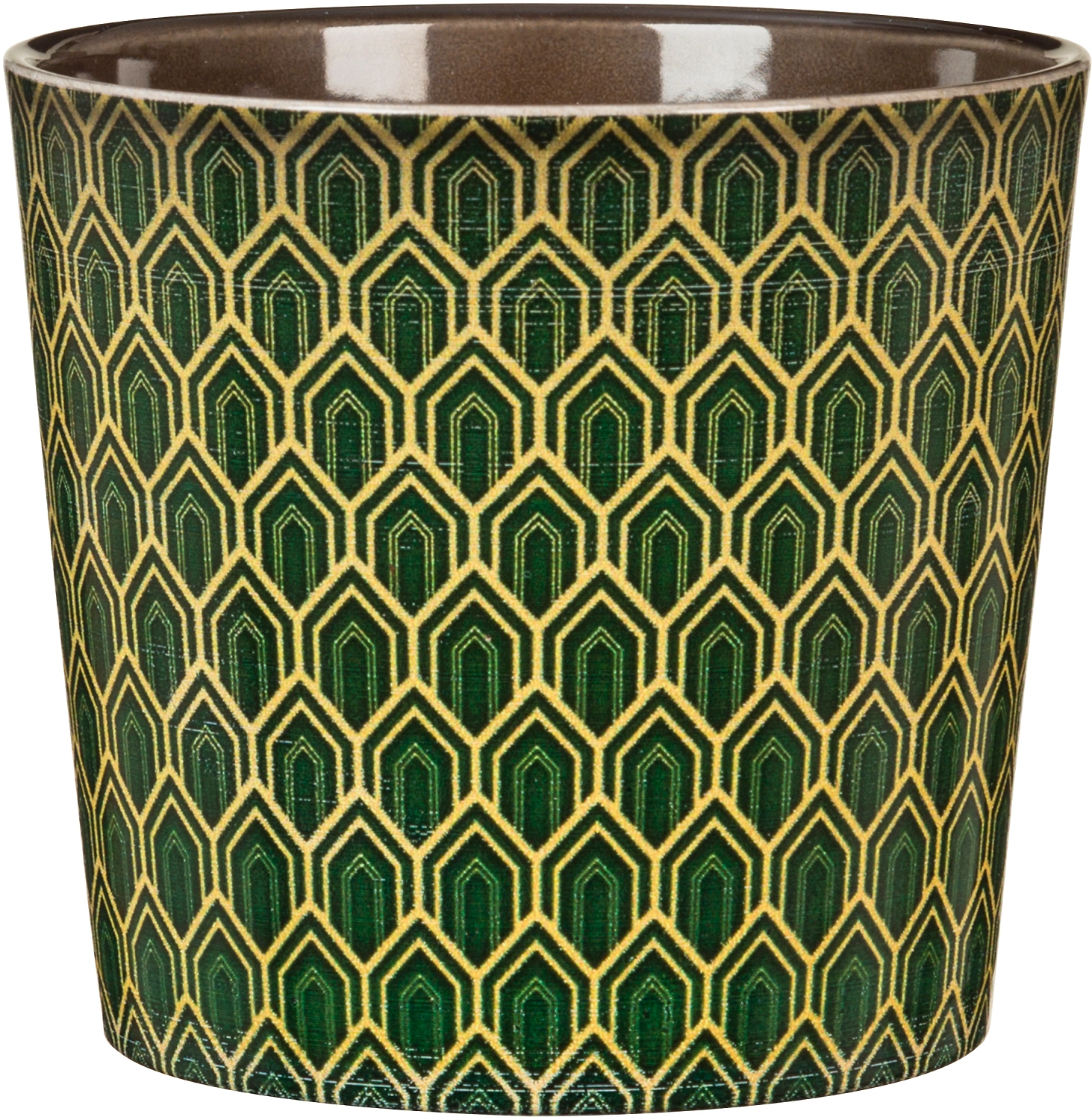 Кашпо керамическое Scheurich 870 декор Верт D13