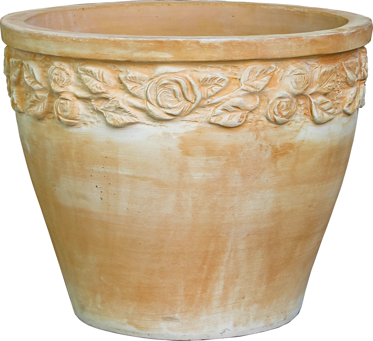 Горшок Терракота d43,5 см h35 см глиняный оранжевый