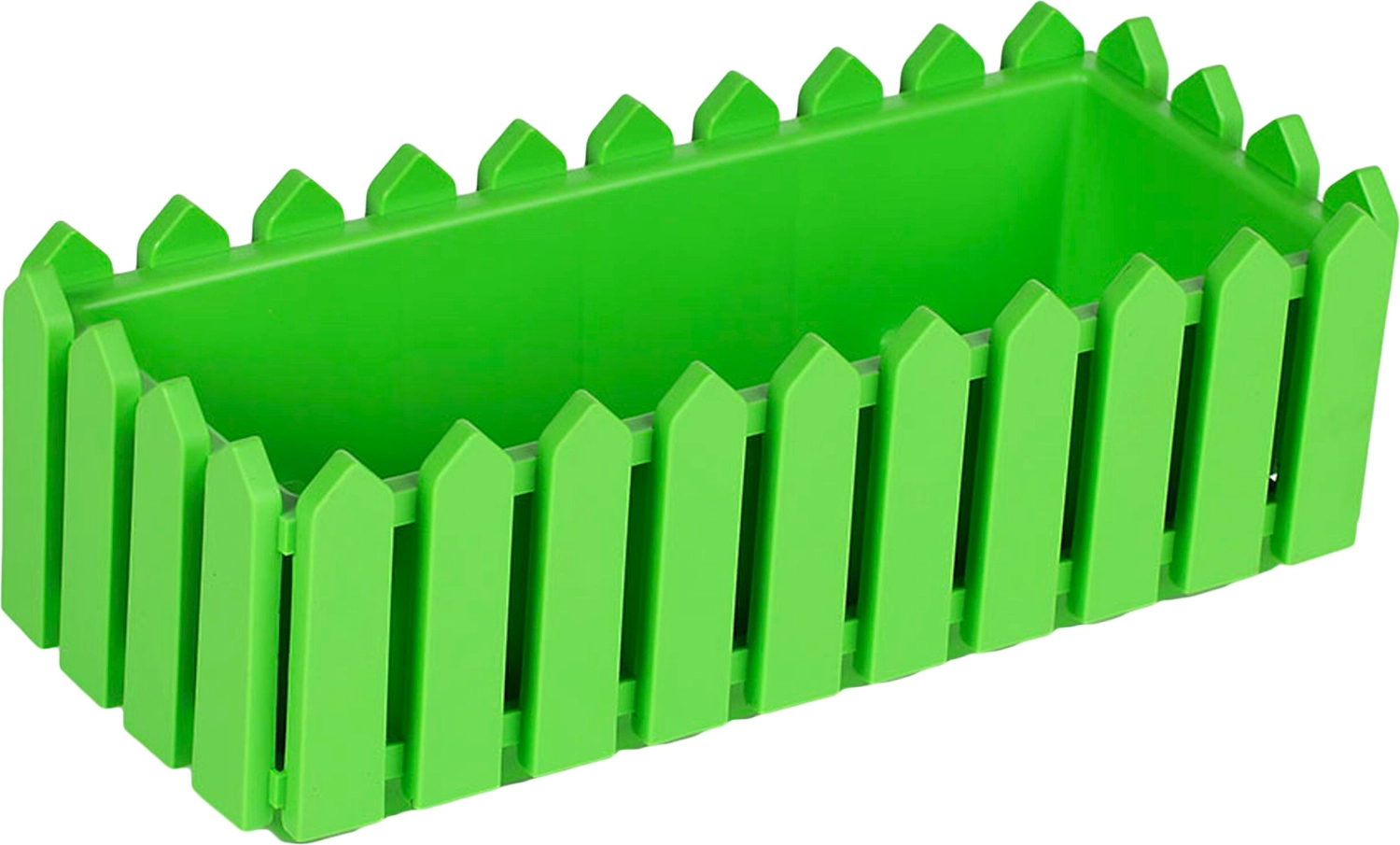 Ящик Лардо 47х19,2х16 см пластиковый с поддоном в ассортименте