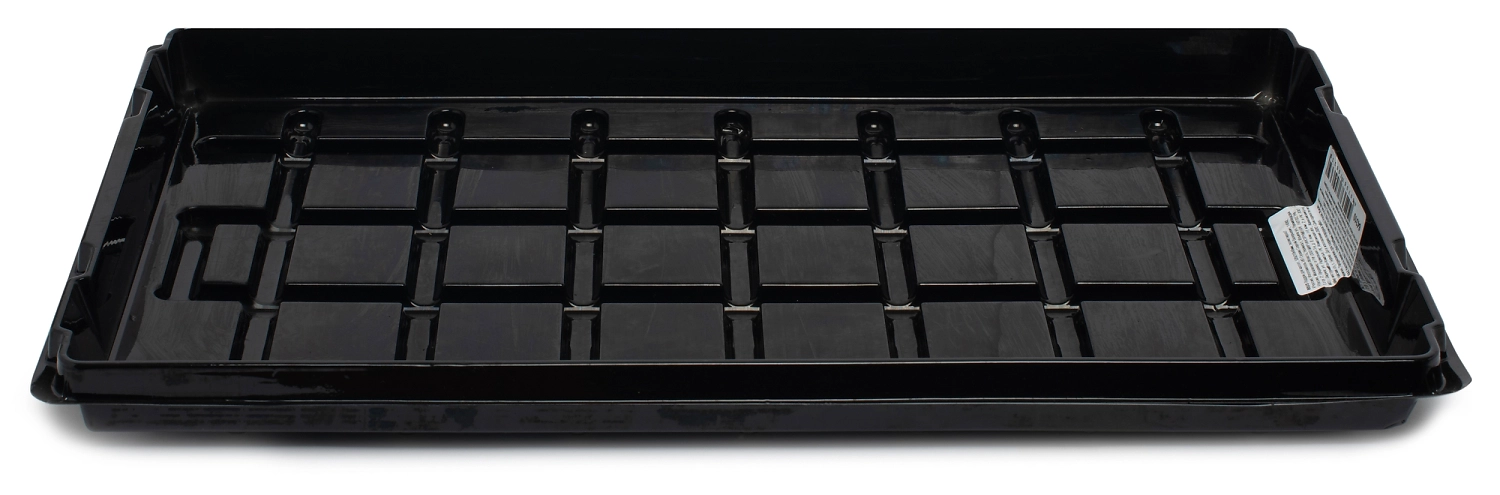 Поддон 52х31х4 см полистироловый черный