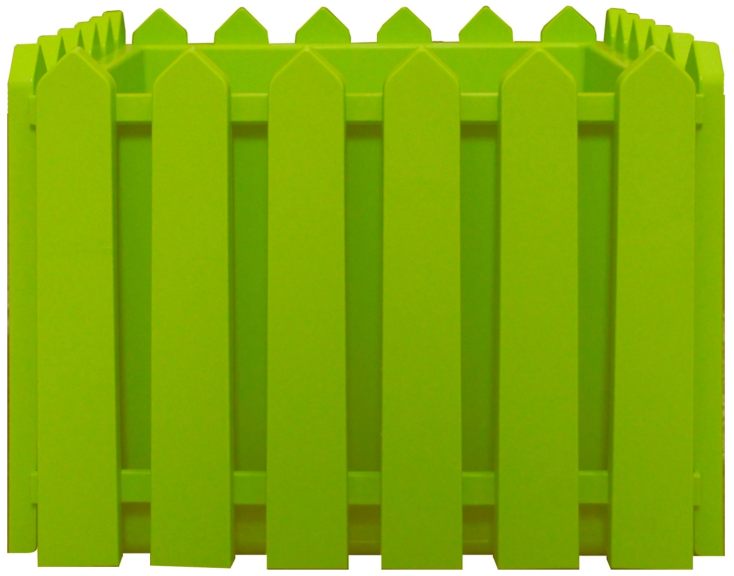 Кашпо Лардо ЭП 28х28х22 см полипропиленовое светло-салатовое с поддоном