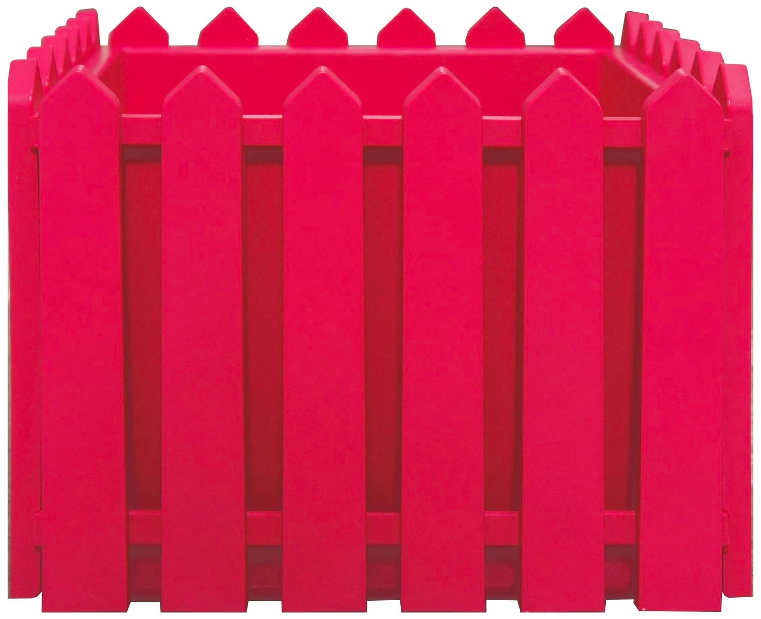 Кашпо Лардо 28х28х22 см 17 л полипропиленовое красное