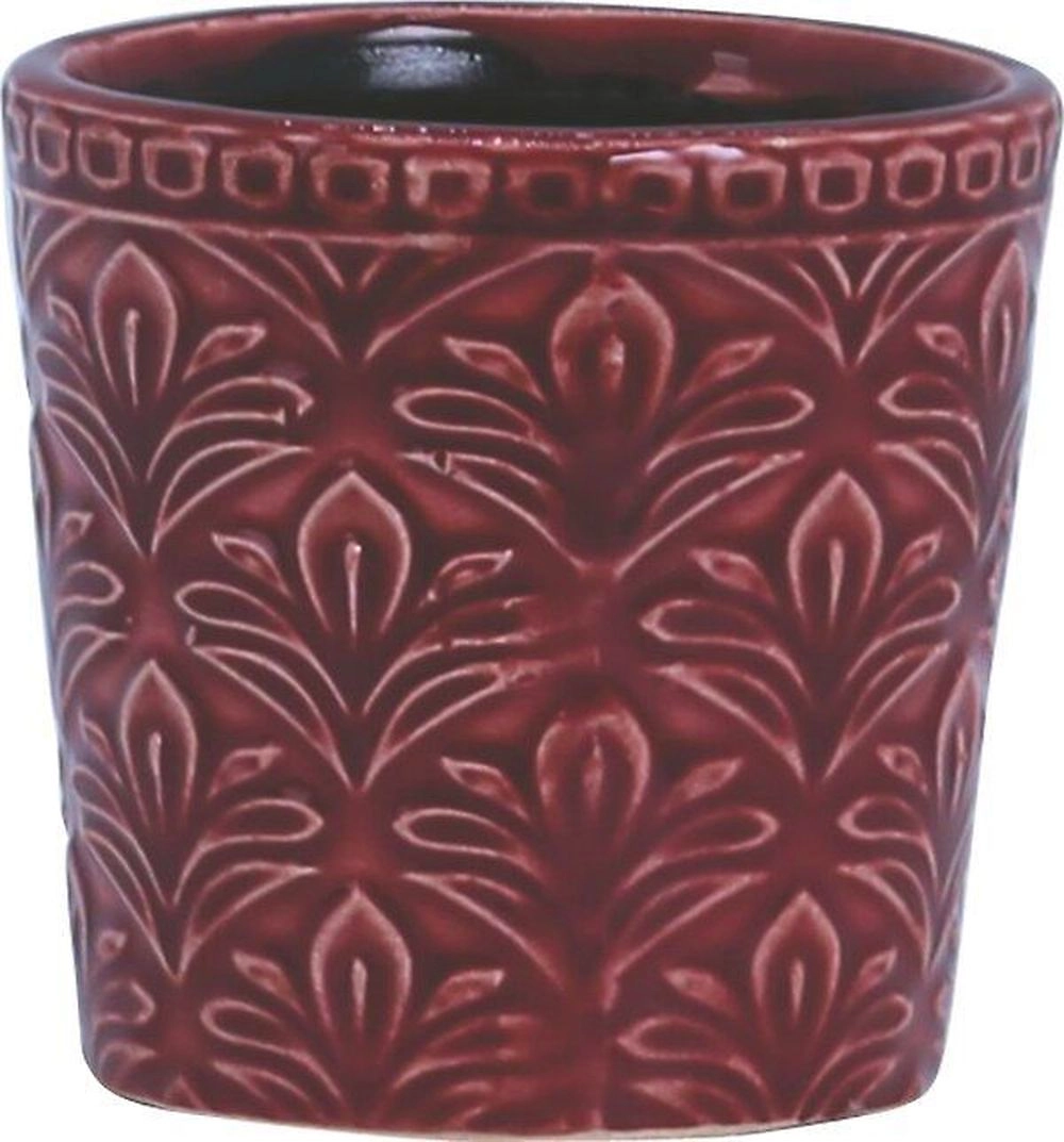 Горшок керамика красный D7 H7 см