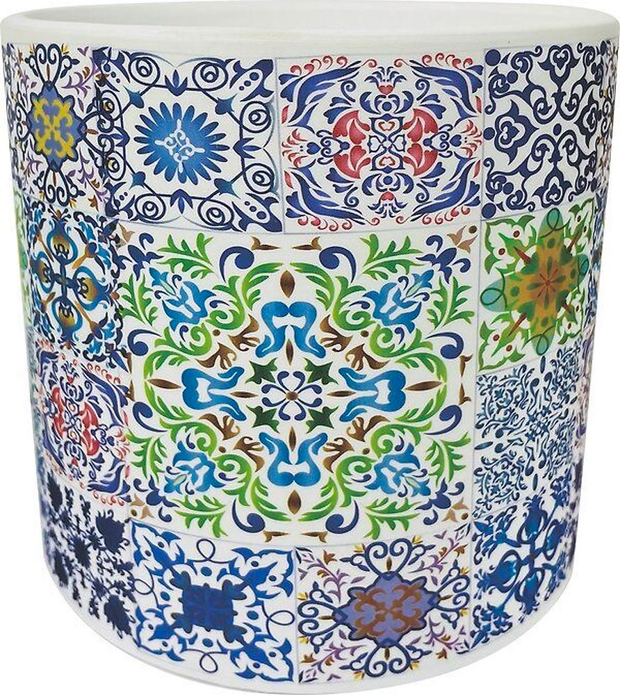 Горшок керамика микс D12 H11,5 см 801384