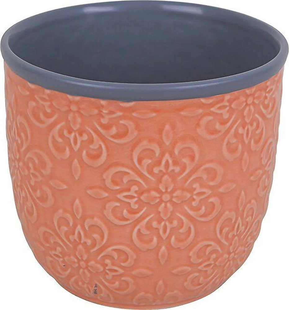 Горшок керамика оранжевый D16,5 H15 см