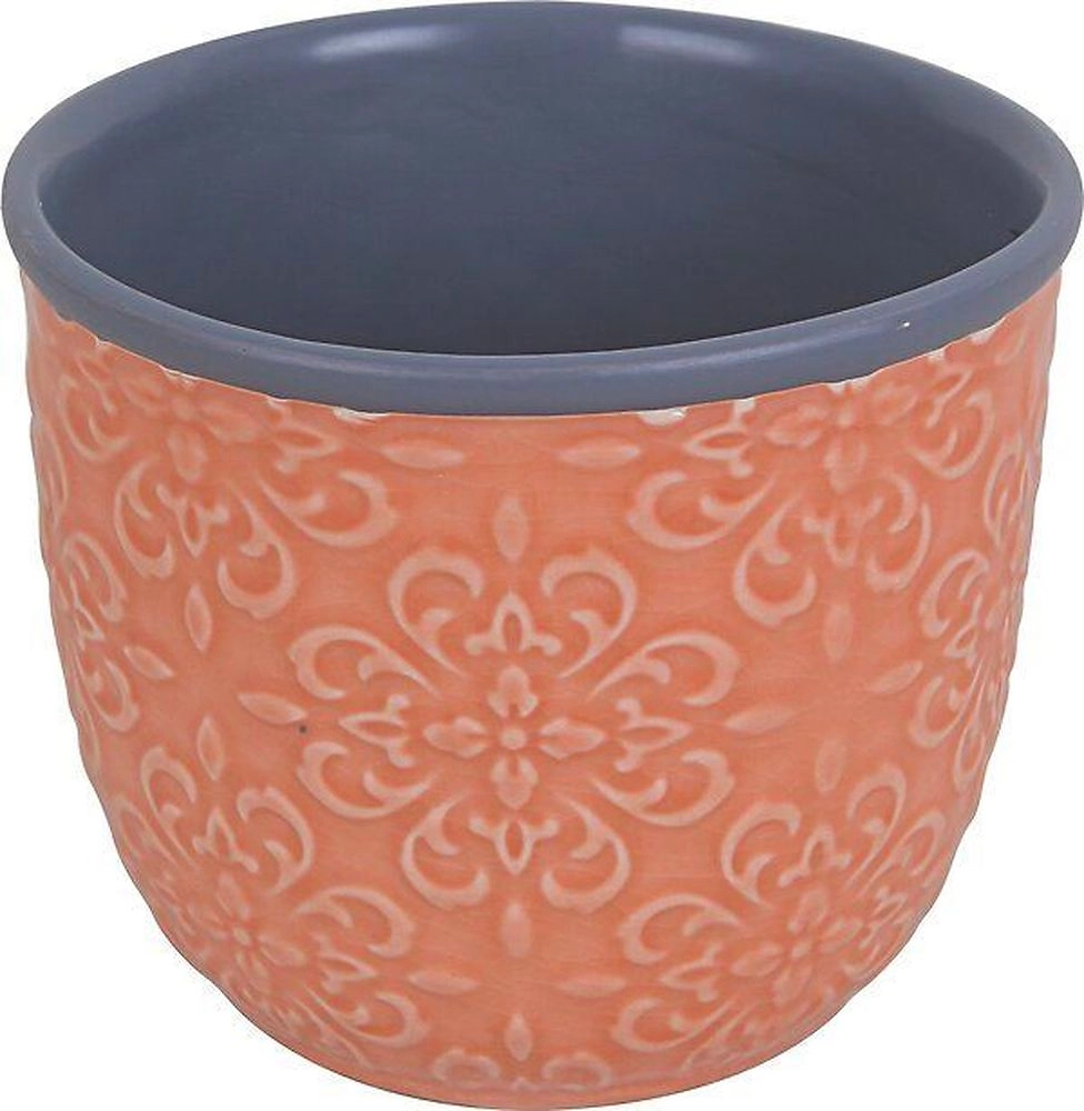 Горшок керамика оранжевый D13 H11 см