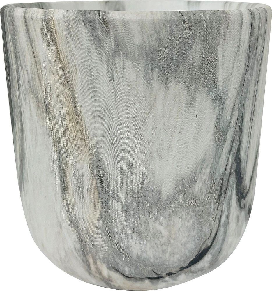 Горшок керамика серый D14 H14 см