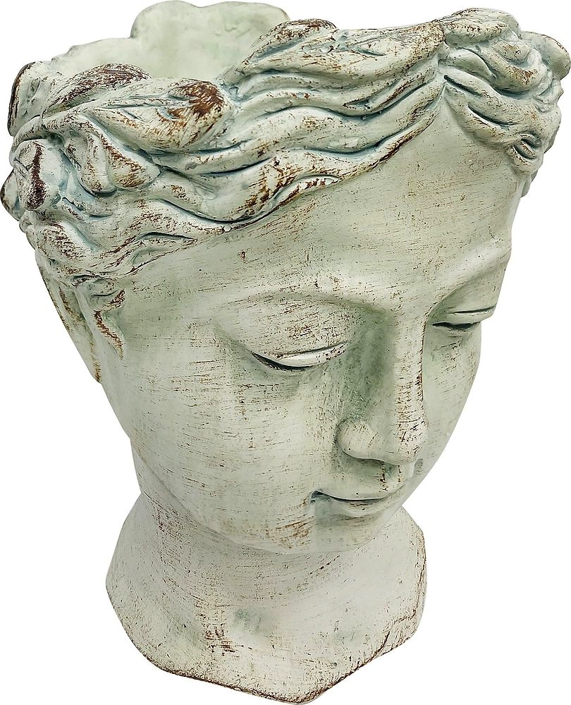 Горшок цемент голова 18x18x25 см