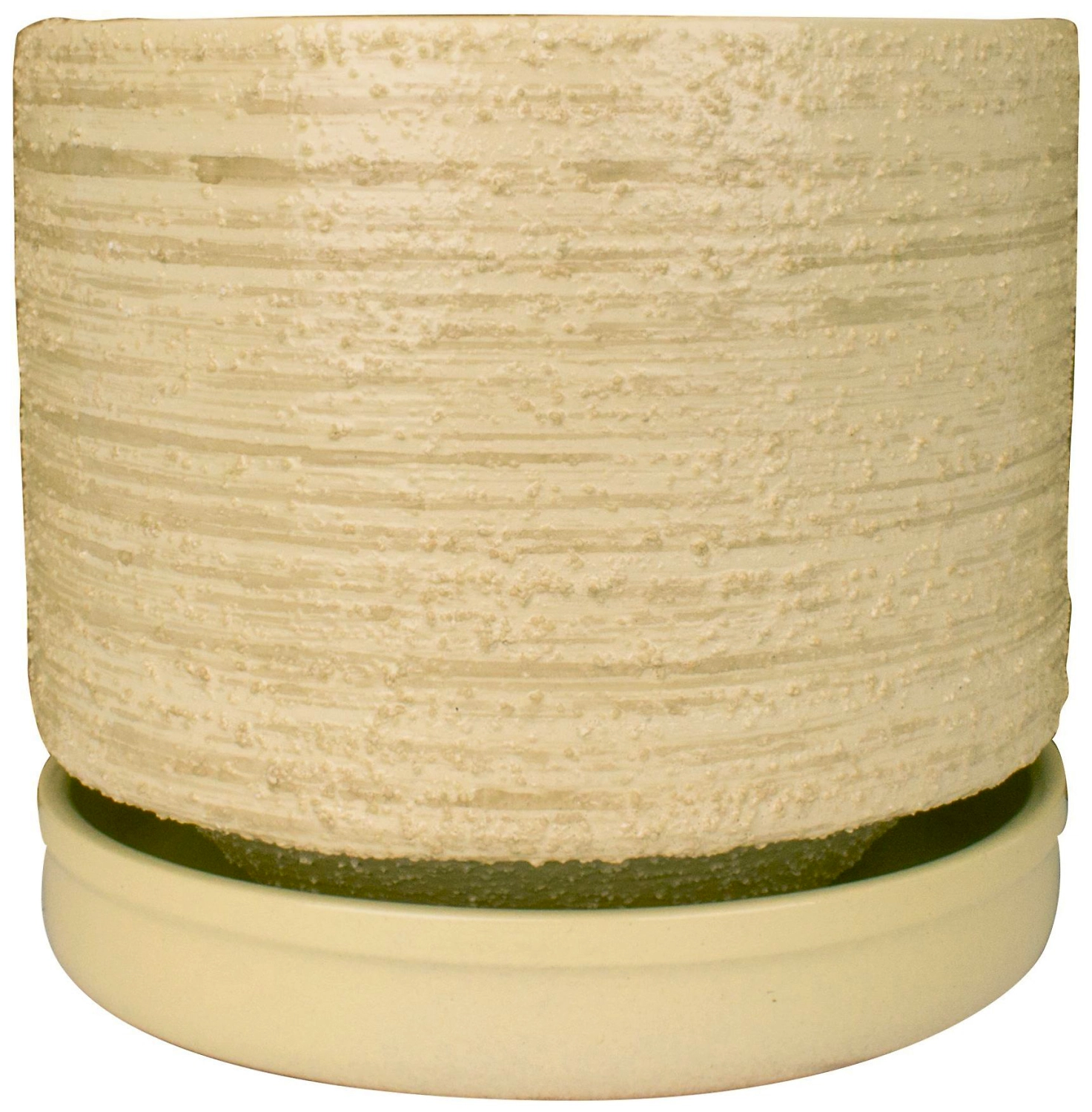 Горшок Цилиндр d15 см керамический песочный