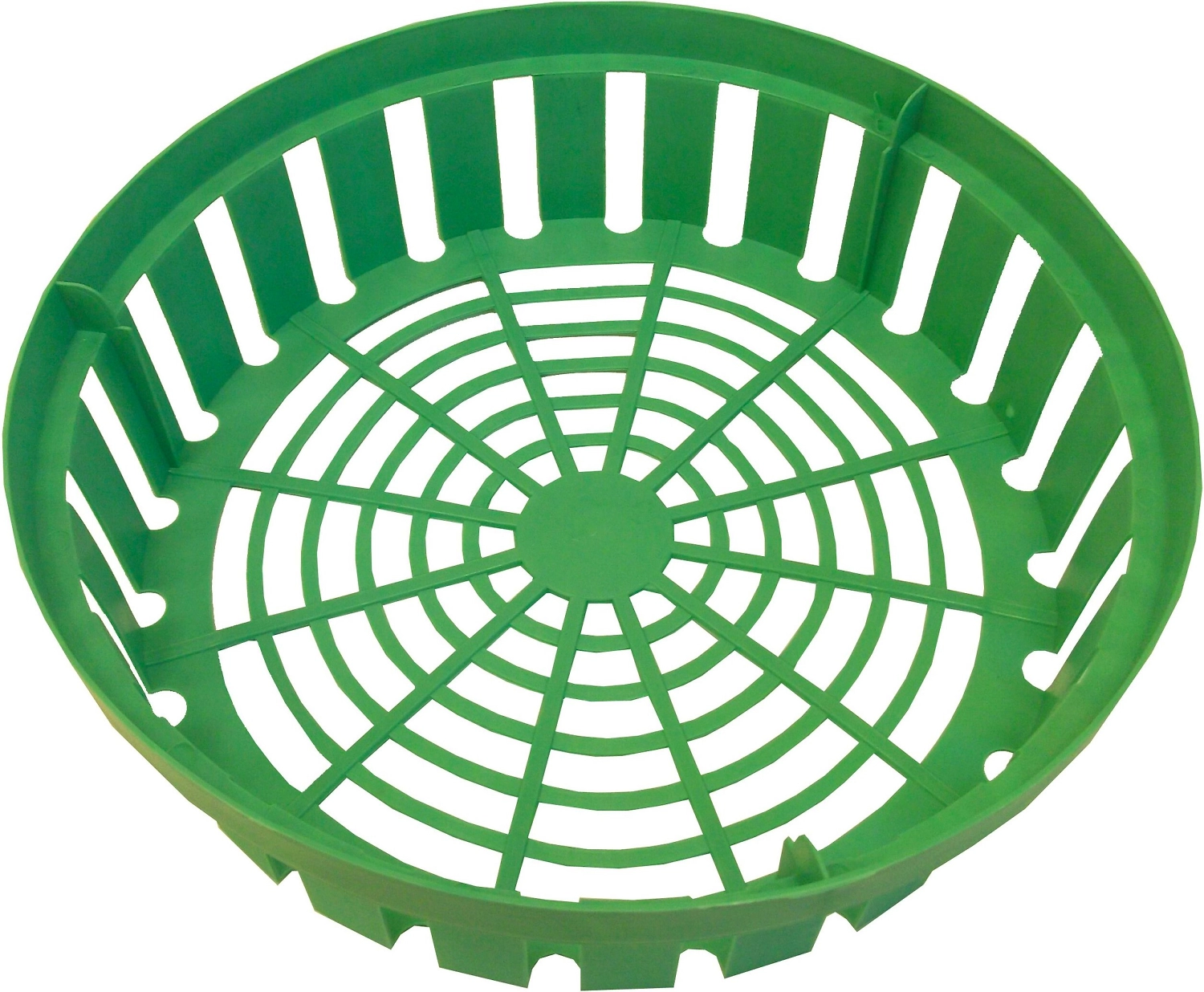 Корзина ГазонCity 30 см пластик зеленый внутренний контейнер для земли