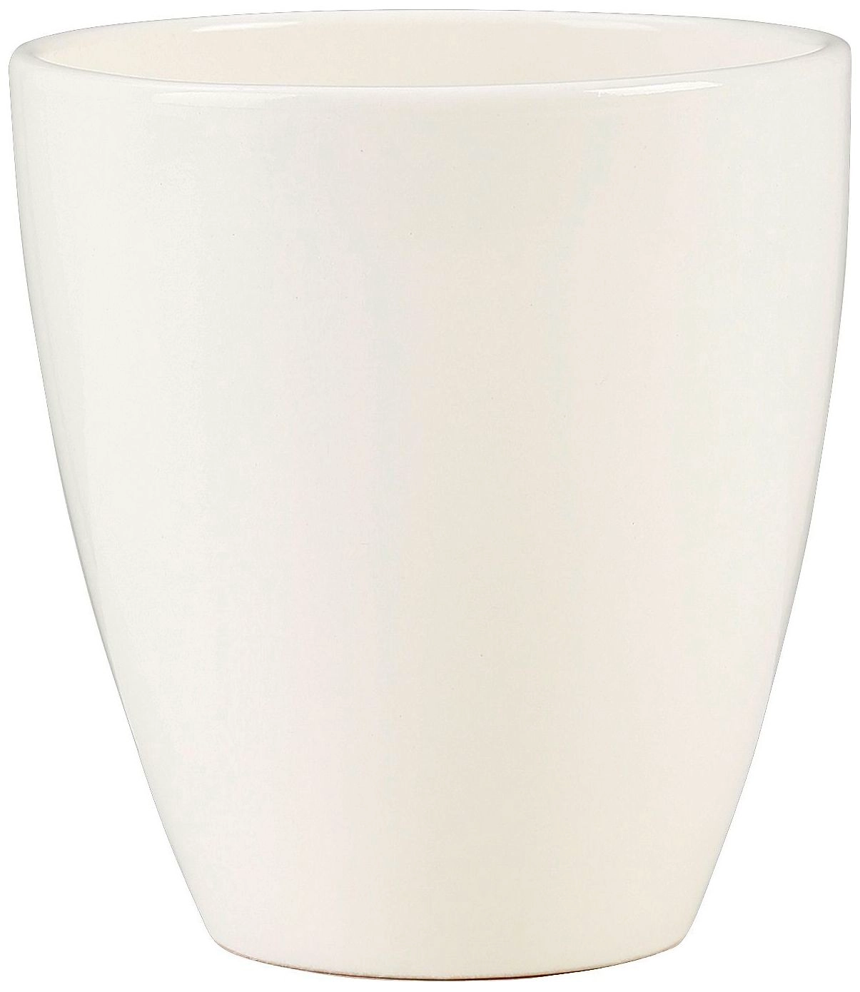 Кашпо керамическое Scheurich D15 H13 1 л кремовое