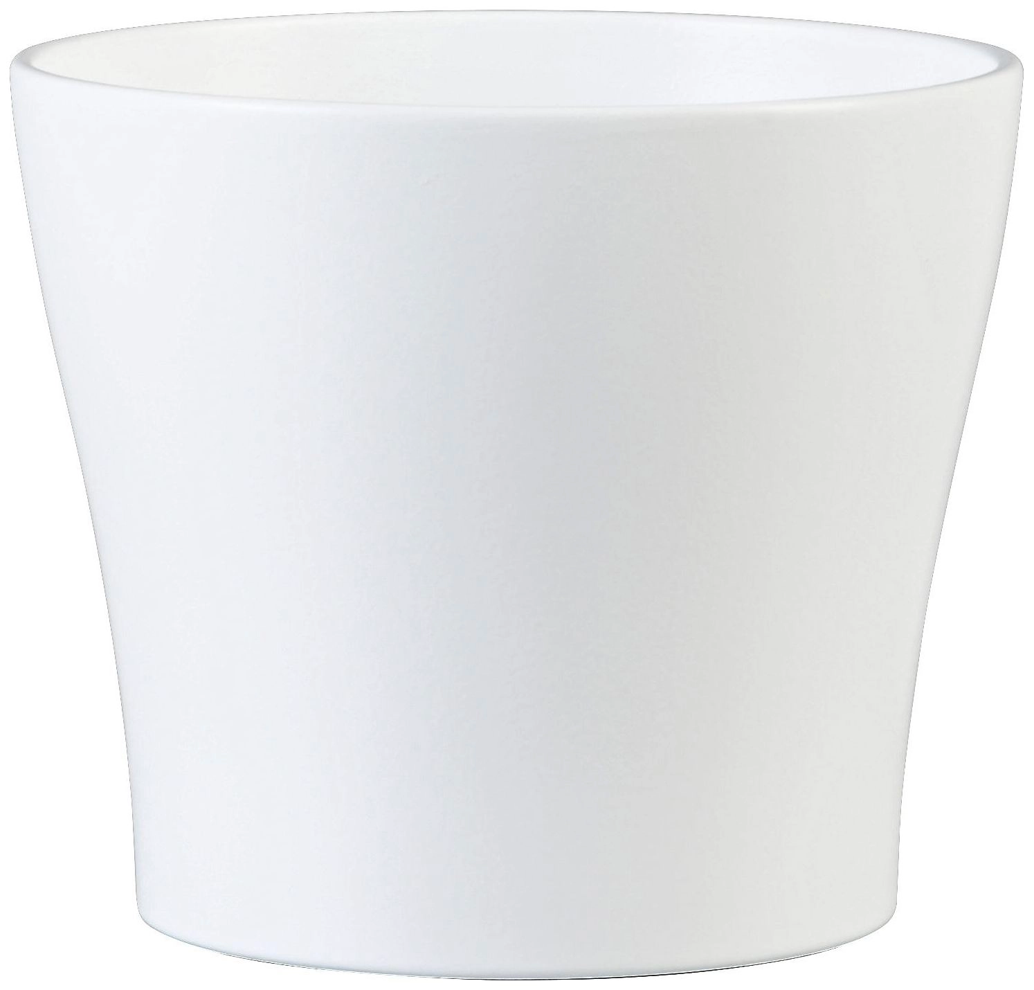 Кашпо Scheurich 808 d17 см керамическое белое