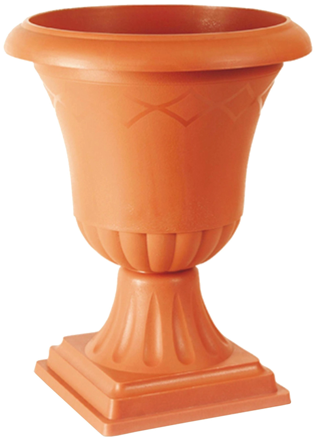 Вазон Prosperplast Atena d33 см 6,75 л полипропиленовый терракотовый