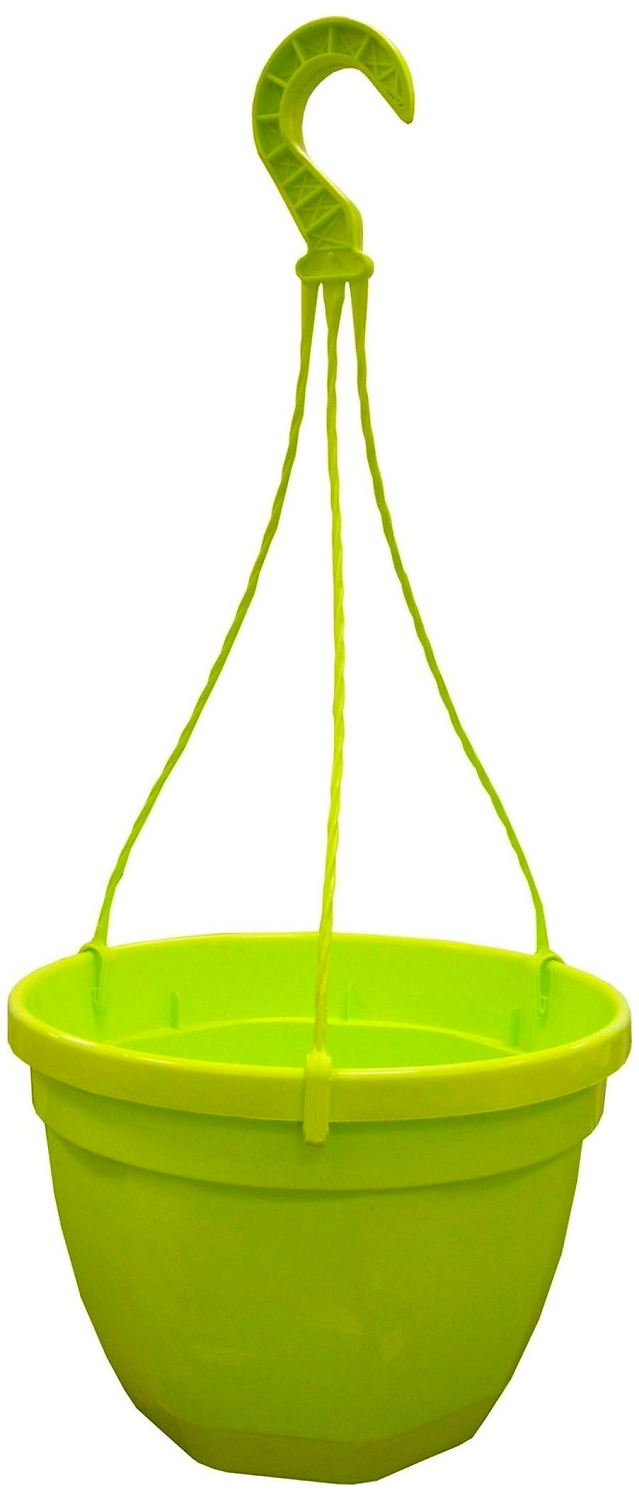 Горшок ГазонCity Octo d23 см 3,9 л полипропиленовый салатовый с поддоном
