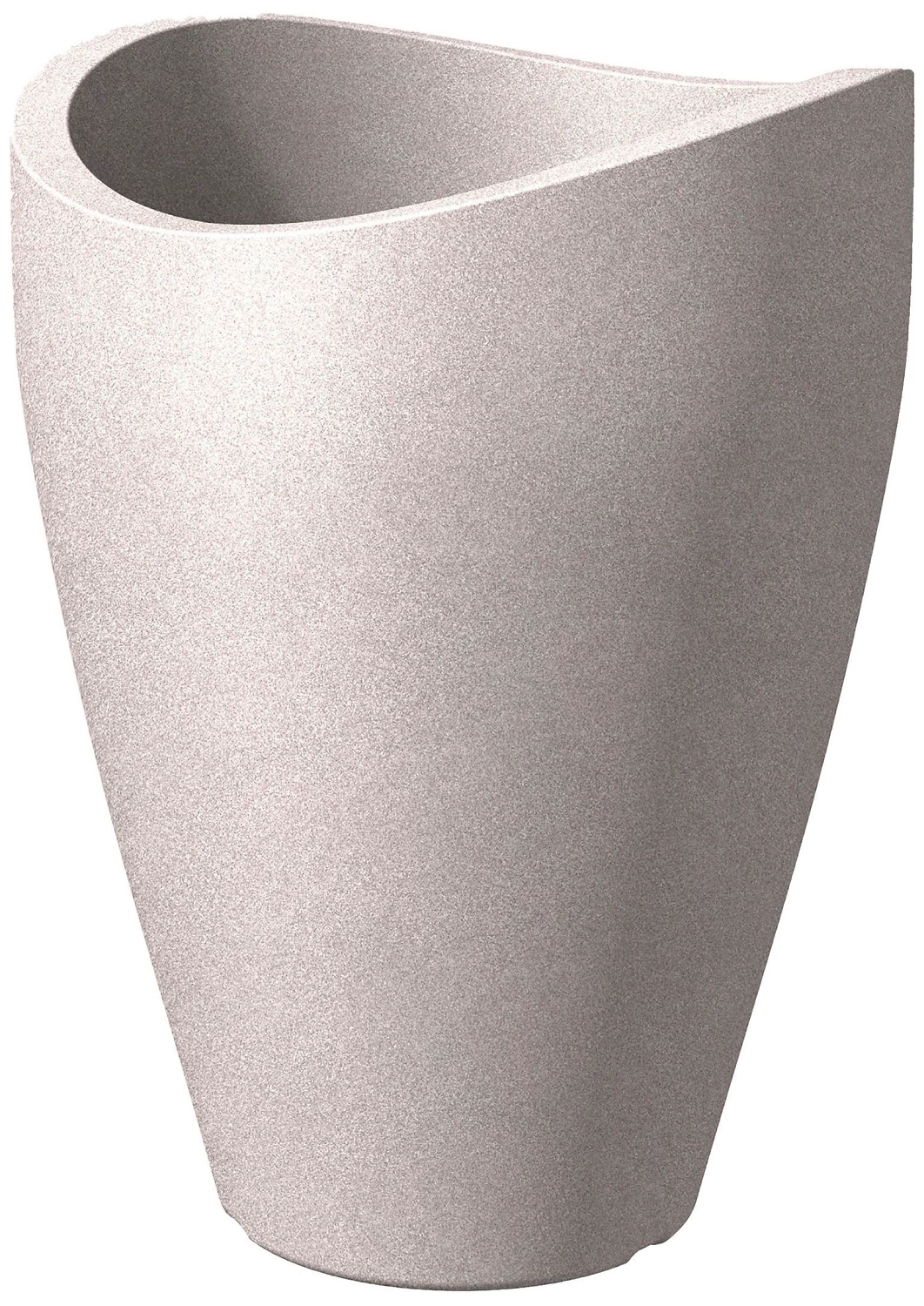 Горшок Scheurich Wave Globe High 254 d40 см пластиковый серый