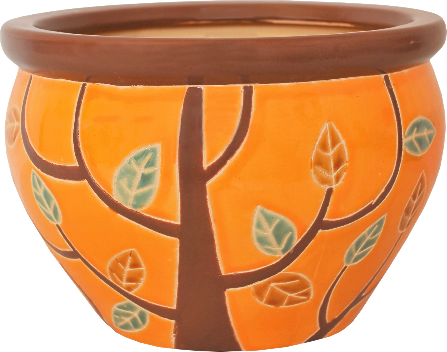 Горшок Микс 1 d15 см h10 см керамический цвета в ассотртименте