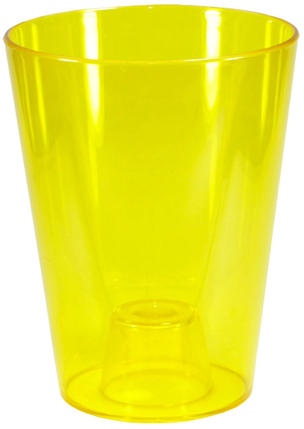 Кашпо Plast Avenue ЛаВанда d12,5 см 1,2 л полистироловое желтое