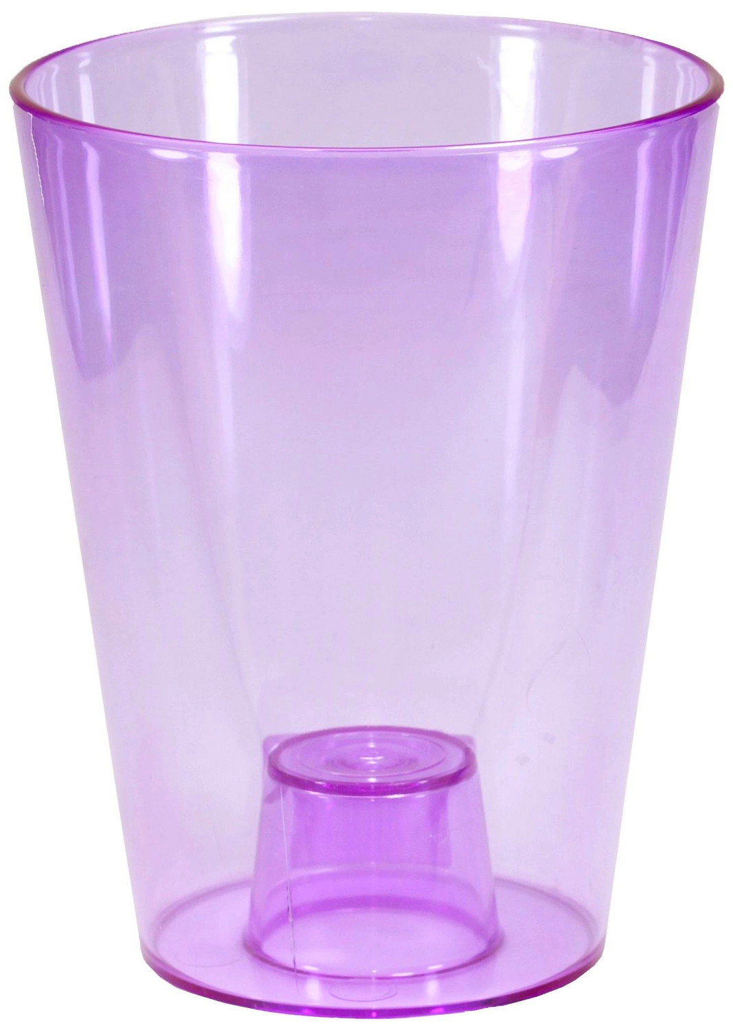 Кашпо Plast Avenue ЛаВанда d12,5 см 1,2 л полистирольное фиолетовое