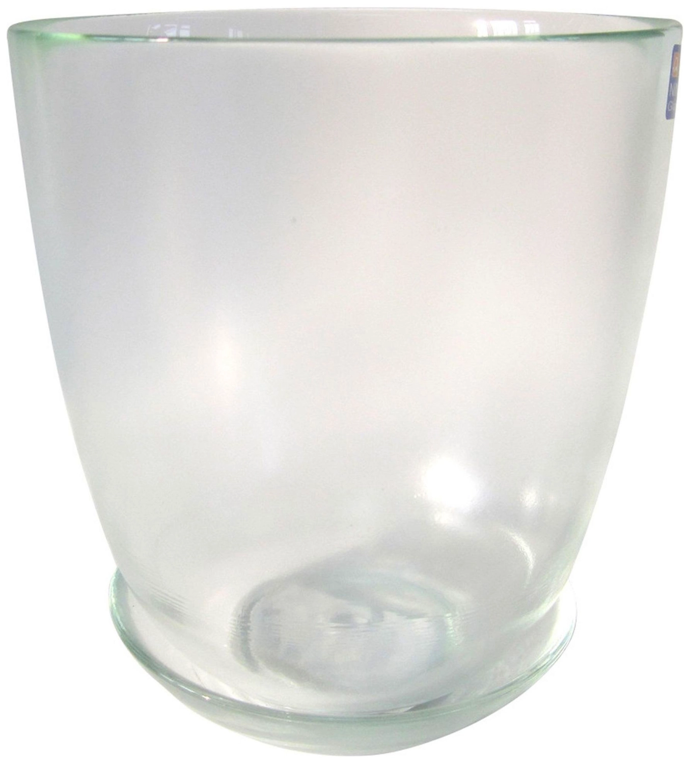 Горшок NiNaGlass №2 d13 см 0,85 л стеклянный прозрачный с поддоном